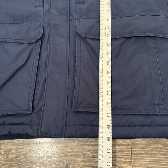Columbia Marquam Peak Winter Insulated Jacket Mens M Blue Outdoor Parka Coat - Picture 6 of 16